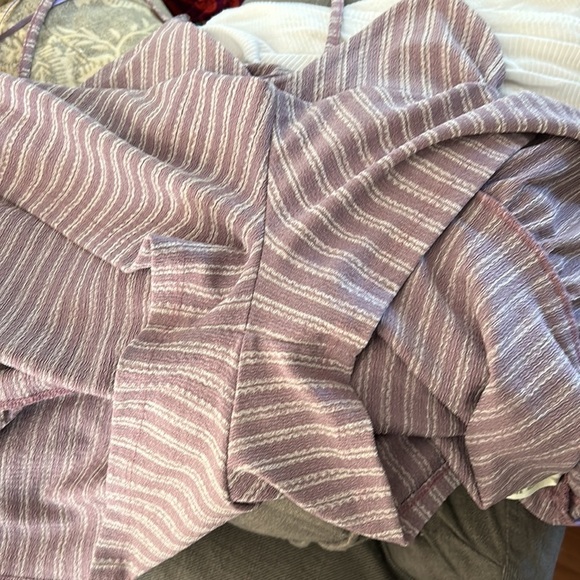 Pull & Bear Striped Baggy Romper Womens size L - Picture 6 of 9